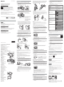 Rokasgrāmata Sony HDR-AZ1VR Videokamera