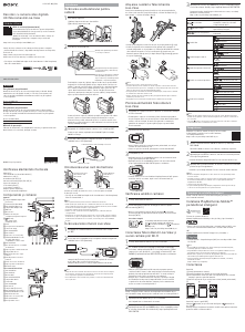 Manual Sony HDR-AZ1VW Cameră video