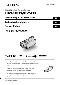 Handleiding Sony HDR-CX11E Camcorder