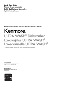 Mode d’emploi Kenmore 665.13222 Lave-vaisselle