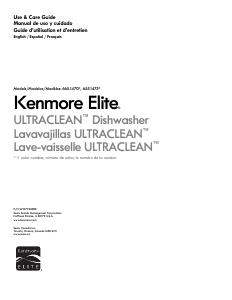 Mode d’emploi Kenmore 665.14753 Elite Lave-vaisselle