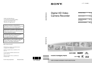 Manuál Sony HDR-CX360VE Videokamera