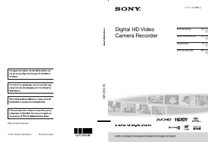 Manual Sony HDR-CX690E Cameră video