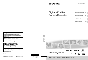 Manual Sony HDR-CX700VE Câmara de vídeo