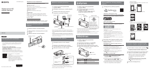 Vadovas Sony HDR-MV1 Vaizdo kamera