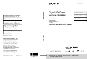 Manual de uso Sony HDR-PJ710VE Videocámara
