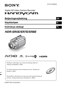 Brugsanvisning Sony HDR-SR5E Videokamera