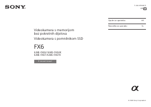 Priručnik Sony ILME-FX6V Videokamera