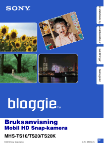 Bruksanvisning Sony MHS-TS20K Videokamera
