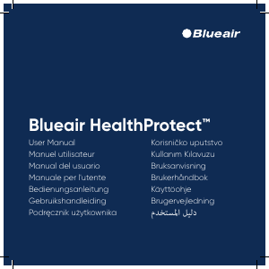 Brugsanvisning Blueair HealthProtect 7410i Luftrenser