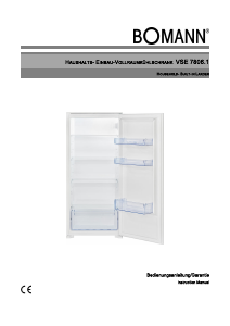 Manual Bomann VSE 7806.1 Refrigerator