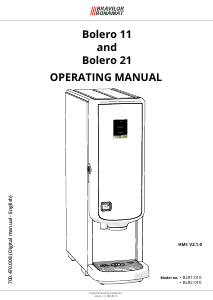 Handleiding Bravilor Bolero 21 Koffiezetapparaat