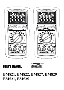 Handleiding Brymen BM521 Multimeter