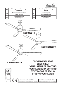 Handleiding CasaFan Eco Dynamix II Plafondventilator