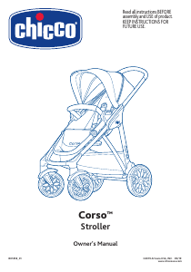 Handleiding Chicco Corso Kinderwagen