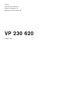 Manual Gaggenau VP230620 Hob