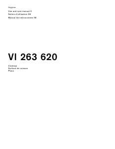 Manual Gaggenau VI263620 Hob