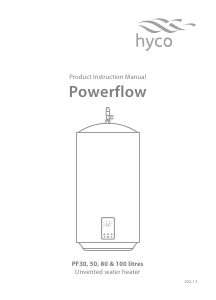 Manual Hyco PF50LS Powerflow Smart Boiler