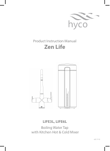 Manual Hyco LIFE3L Zen Life Faucet