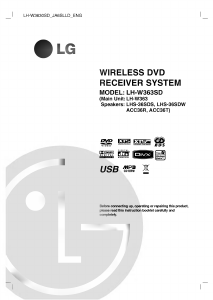 Manual LG LH-W363SD Home Theater System