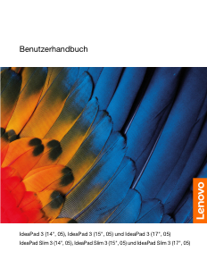 Bedienungsanleitung Lenovo IdeaPad 3 15IIL05 Tablet