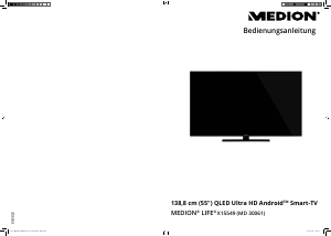 Bedienungsanleitung Medion LIFE X15549 (MD 30061) LED fernseher