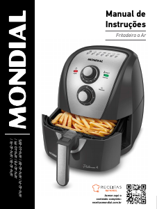 Manual Mondial AFN-40-PI Fritadeira