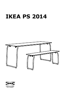 Brugsanvisning IKEA PS 2014 Havebord