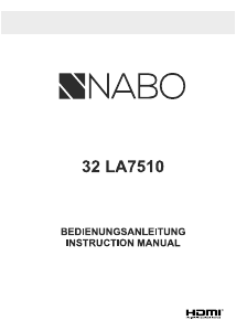 Handleiding NABO 32 LA7510 LED televisie