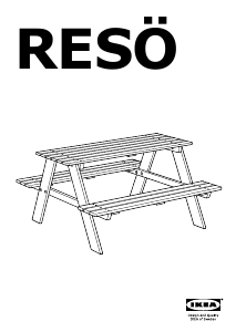 Használati útmutató IKEA RESO Kerti asztal