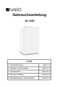 Bedienungsanleitung NABO KI 1325 Kühlschrank