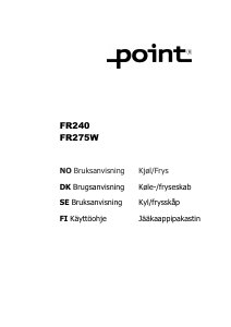 Bruksanvisning Point FR240 Kyl-frys