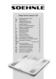 Manual Soehnle 63872 Shape Sense Connect 100 Cântar