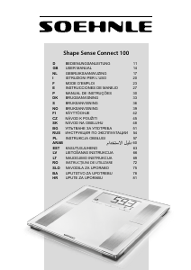 Manual Soehnle 63872 Shape Sense Connect 100 Balança