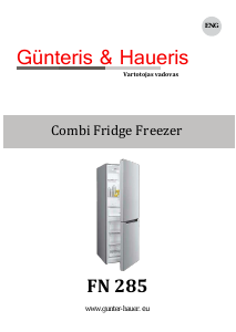 Vadovas Günter & Hauer FN 285 Šaldytuvas-šaldiklis