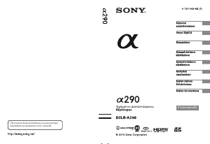 Käyttöohje Sony Alpha DSLR-A290L Digitaalikamera