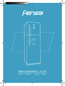Manual de uso Fensa TX 70E Frigorífico combinado