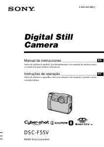 Manual de uso Sony Cyber-shot DSC-F55V Cámara digital