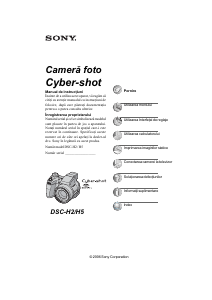 Manual Sony Cyber-shot DSC-H5 Cameră digitală