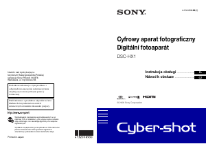 Manuál Sony Cyber-shot DSC-HX1 Digitální fotoaparát