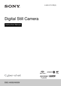Handleiding Sony Cyber-shot DSC-HX50V Digitale camera