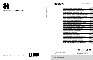 Használati útmutató Sony Cyber-shot DSC-HX50V Digitális fényképezőgép