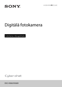Rokasgrāmata Sony Cyber-shot DSC-HX60 Digitālā kamera