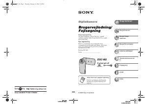 Brugsanvisning Sony Cyber-shot DSC-M2 Digitalkamera