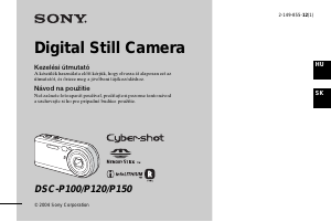 Használati útmutató Sony Cyber-shot DSC-P100 Digitális fényképezőgép