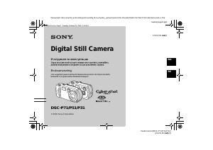 Bruksanvisning Sony Cyber-shot DSC-P31 Digitalkamera