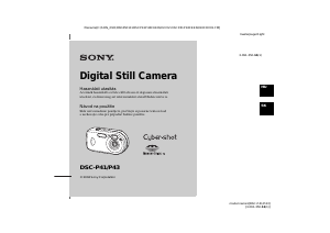 Használati útmutató Sony Cyber-shot DSC-P41 Digitális fényképezőgép