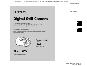 Manual de uso Sony Cyber-shot DSC-P43 Cámara digital