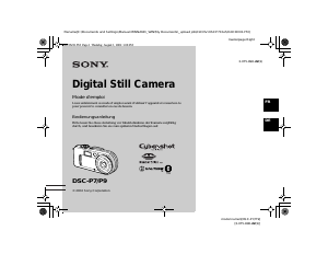 Mode d’emploi Sony Cyber-shot DSC-P9 Appareil photo numérique