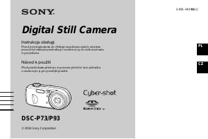 Instrukcja Sony Cyber-shot DSC-P93 Aparat cyfrowy